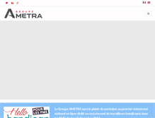 Tablet Screenshot of ametra.fr